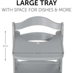 Hauck Alpha Vassoio In Legno, Grigio -Negozio online Pink Or Blue hauck alpha vassoio in legno grigio a371586 4