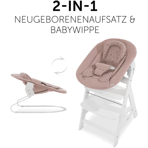 Hauck Attacco Per Bambini Alpha Sdraietta 2in1 Bambi Rose 5 Hauck Attacco Per Bambini Alpha Sdraietta 2in1 Bambi Rose - immagine 3