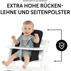 Hauck Cuscino Per Seggiolone Alpha Cosy Select Waffle Piqué Black -Negozio online Pink Or Blue hauck cuscino per seggiolone alpha cosy select waffle pique black a371625 4