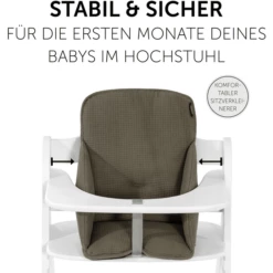 Hauck Cuscino Per Seggiolone Alpha Cosy Select Waffle Piqué Olive -Negozio online Pink Or Blue hauck cuscino per seggiolone alpha cosy select waffle pique olive a371645 2