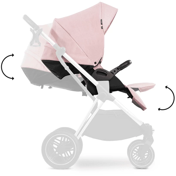 Hauck Seduta Sportiva Per Passeggino Vision X Melange Rose 4 Hauck Seduta Sportiva Per Passeggino Vision X Melange Rose - immagine 2