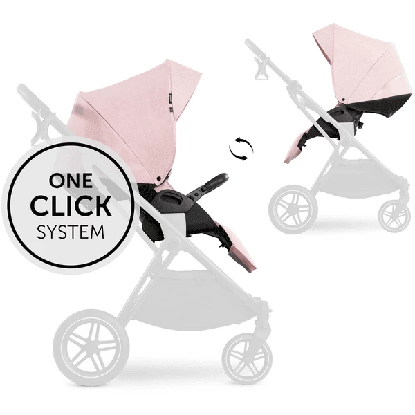 Hauck Seduta Sportiva Per Passeggino Vision X Melange Rose 5 Hauck Seduta Sportiva Per Passeggino Vision X Melange Rose - immagine 3