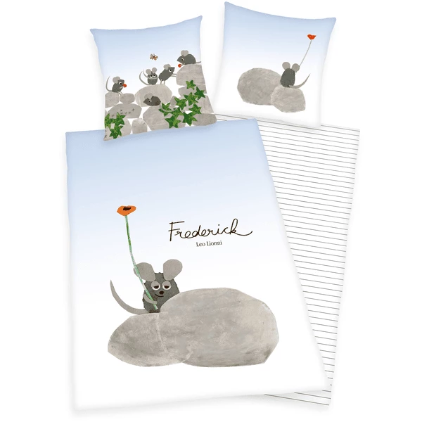 HERDING Biancheria Da Letto Frederick The Mouse 135x200cm 3 HERDING Biancheria Da Letto Frederick The Mouse 135x200cm