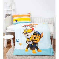 HERDING Biancheria Da Letto In Flanella Paw Patrol 100 X 135 Cm -Negozio online Pink Or Blue herding biancheria da letto in flanella paw patrol 100 x 135 cm a388605 1