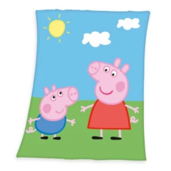 HERDING Coperta In Pile Peppa Pig 130x160cm -Negozio online Pink Or Blue herding coperta in pile peppa pig 130x160cm a290637 2
