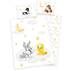HERDING Lenzuola Baby Looney Tunes 100 X 135 Cm -Negozio online Pink Or Blue herding lenzuola baby looney tunes 100 x 135 cm a360532 2