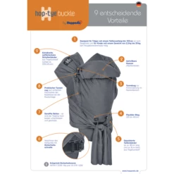 Hoppediz Marsupio Hop-Tye Buckle Creta -Negozio online Pink Or Blue hoppediz marsupio hop tye buckle creta a306899 4