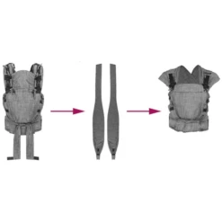 Hoppediz Vettore Per Nabaca WrapCon Grey -Negozio online Pink Or Blue hoppediz vettore per nabaca wrapcon grey a294926 2