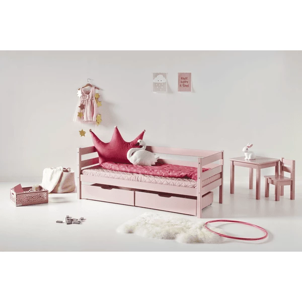 Hoppekids Junior Letto Ida-Marie Rosa Chiaro 70 X 160 Cm 4 Hoppekids Junior Letto Ida-Marie Rosa Chiaro 70 X 160 Cm - immagine 2