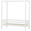 Hoppekids Letto A Baldacchino Basic 70 X 160 Cm Bianco