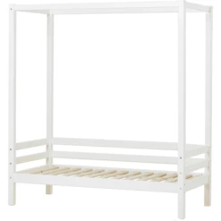 Hoppekids Letto A Baldacchino Basic 70 X 160 Cm Bianco