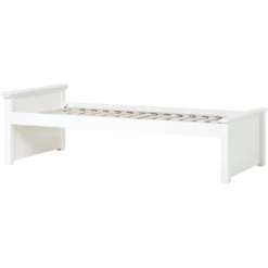 Hoppekids Maja Deluxe Sofa Bed 90 X 200 Cm Rete A Doghe Bianche 1 Centrale E 1 Basso Fine Letto