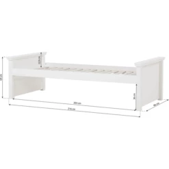 Hoppekids Maja Deluxe Sofa Bed 90 X 200 Cm Rete A Doghe Bianco 2 Estremità Del Letto Centrale -Negozio online Pink Or Blue hoppekids maja deluxe sofa bed 90 x 200 cm rete a doghe bianco 2 estremita del letto centrale a304945 3