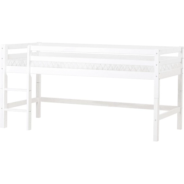 Hoppekids Mezzo Letto A Soppalco Basic Bianco 90 X 200 Cm 6 Hoppekids Mezzo Letto A Soppalco Basic Bianco 90 X 200 Cm - immagine 4