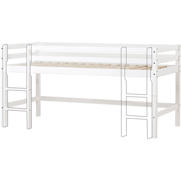 Hoppekids Mezzo Letto A Soppalco Basic Bianco 90 X 200 Cm 7 Hoppekids Mezzo Letto A Soppalco Basic Bianco 90 X 200 Cm - immagine 5