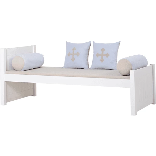 Hoppekids Noah Deluxe Sofa Bed 90 X 200 Cm Roll-Up Grille Bianco 1 Alto E 1 Medio Fine Letto 7 Hoppekids Noah Deluxe Sofa Bed 90 X 200 Cm Roll-Up Grille Bianco 1 Alto E 1 Medio Fine Letto - immagine 5