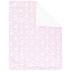 HÜTTE & CO Coperta In Pile, Stars Pink 75x100 Cm -Negozio online Pink Or Blue huette co coperta in pile stars pink 75x100 cm a246074 3