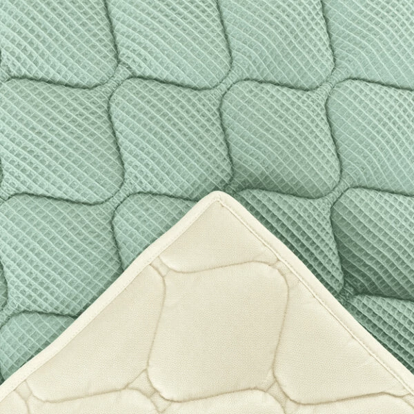IDEENREICH Coperta Per Gattonare Krabbeltraum Waffle Jade 5 IDEENREICH Coperta Per Gattonare Krabbeltraum Waffle Jade - immagine 3