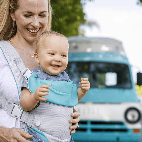 Infantino Marsupio Flip Advanced 4 In 1 Con Tessuto A Rete Grigio 4 Infantino Marsupio Flip Advanced 4 In 1 Con Tessuto A Rete Grigio - immagine 2