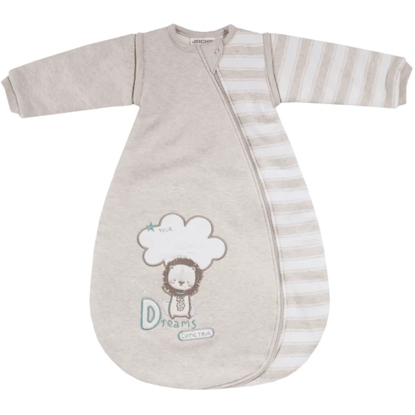 JACKY Sacco A Pelo 60g Imbottito Maniche Staccabili LITTLE LION Beige-lungo/anellato 3 JACKY Sacco A Pelo 60g Imbottito Maniche Staccabili LITTLE LION Beige-lungo/anellato