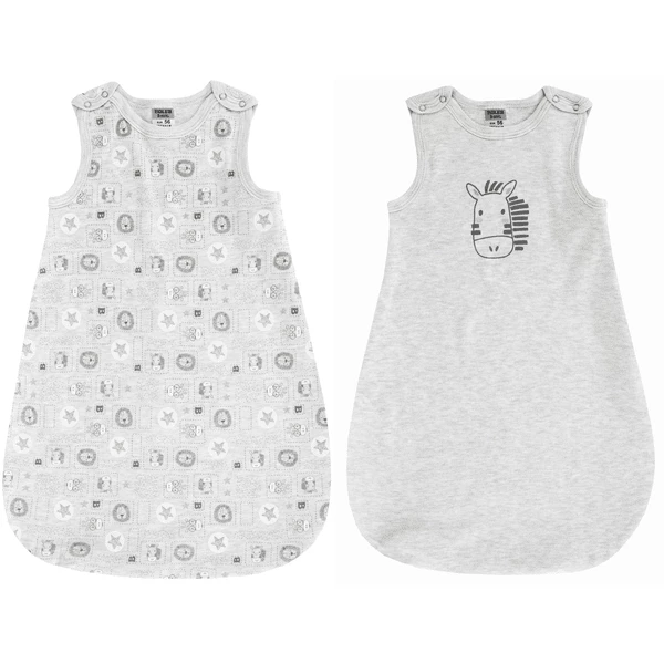 JACKY Sacco A Pelo Senza Imbottitura 2-Pack Grigio 3 JACKY Sacco A Pelo Senza Imbottitura 2-Pack Grigio