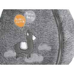 Jacky Sacco Nanna Lama - Grigio 9 Jacky Sacco Nanna Lama - Grigio -Negozio online Pink Or Blue jacky sacco nanna lama grigio a381989 2