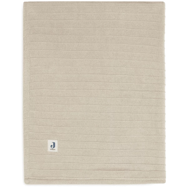 Jollein Coperta Cuddle Cot 100x150cm In Maglia Pura Nougat/ Velvet 3 Jollein Coperta Cuddle Cot 100x150cm In Maglia Pura Nougat/ Velvet