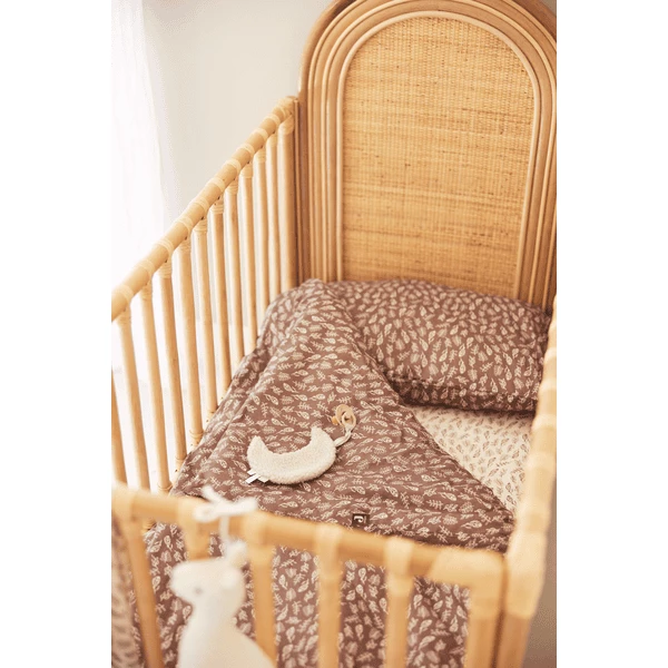 Jollein Copripiumino Meadow Marrone 100 X 140 Cm 5 Jollein Copripiumino Meadow Marrone 100 X 140 Cm - immagine 3