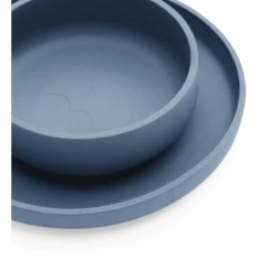 Jollein Set Piatti In Silicone Jeans Blue -Negozio online Pink Or Blue jollein set piatti in silicone jeans blue a326953 1