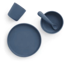 Jollein Set Piatti In Silicone Jeans Blue -Negozio online Pink Or Blue jollein set piatti in silicone jeans blue a326953 2