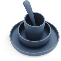 Jollein Set Piatti In Silicone Jeans Blue -Negozio online Pink Or Blue jollein set piatti in silicone jeans blue a326953 3