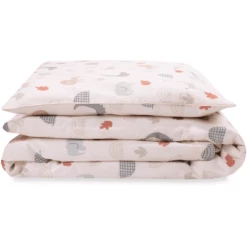 JULIUS ZÖLLNER Biancheria Da Letto Biologica Wild Friends 100 X 135 Cm -Negozio online Pink Or Blue julius zoellner biancheria da letto biologica wild friends 100 x 135 cm a387509 1