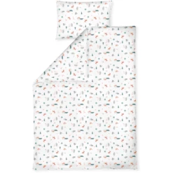 JULIUS ZÖLLNER Biancheria Da Letto In Jersey Little Fox 100 X 135 Cm -Negozio online Pink Or Blue julius zoellner biancheria da letto in jersey little fox 100 x 135 cm a302851 3