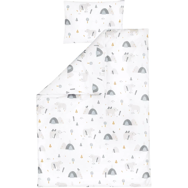 JULIUS ZÖLLNER Biancheria Da Letto Mountain Bear 100x135 Cm 4 JULIUS ZÖLLNER Biancheria Da Letto Mountain Bear 100x135 Cm - immagine 2