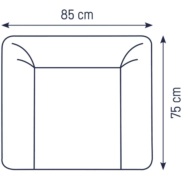 JULIUS ZÖLLNER Coprifasciatoio In Mussola Cannella 85 X 75 Cm 4 JULIUS ZÖLLNER Coprifasciatoio In Mussola Cannella 85 X 75 Cm - immagine 2