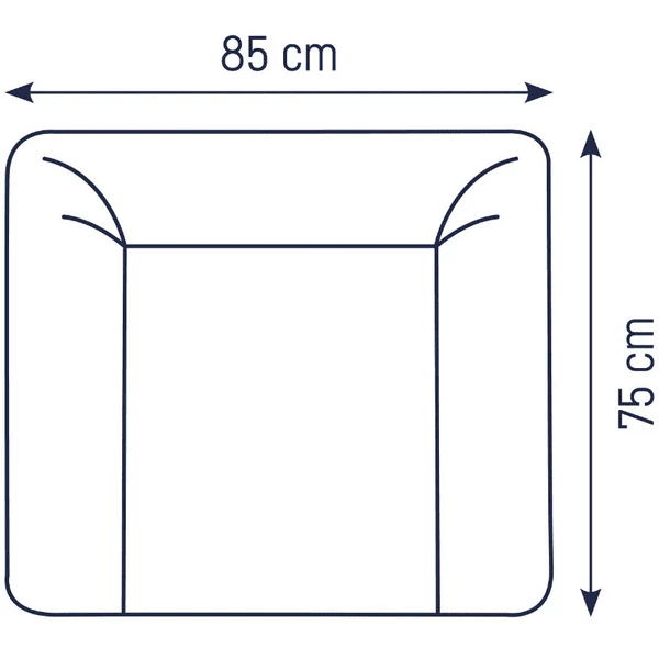 JULIUS ZÖLLNER Coprifasciatoio Terra Grigio 85 X 75 Cm 4 JULIUS ZÖLLNER Coprifasciatoio Terra Grigio 85 X 75 Cm - immagine 2