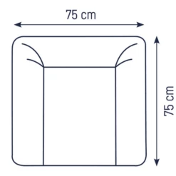 JULIUS ZÖLLNER Fasciatoio Softy Rosalie 75 X 75 Cm -Negozio online Pink Or Blue julius zoellner fasciatoio softy rosalie 75 x 75 cm a302459 4