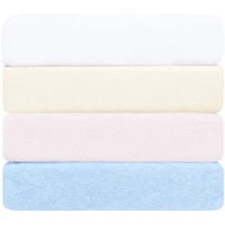 JULIUS ZÖLLNER Lenzuolo Ad Angoli Per Fasciatoio Frottee Uni Bianco -Negozio online Pink Or Blue julius zoellner lenzuolo ad angoli per fasciatoio frottee uni bianco a194713 3