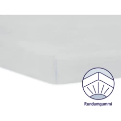 JULIUS ZÖLLNER Lenzuolo In Jersey Con Angoli Elastici Per Culla Grigio Chiaro -Negozio online Pink Or Blue julius zoellner lenzuolo in jersey con angoli elastici per culla grigio chiaro a102992 1