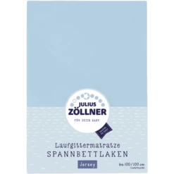 JULIUS ZÖLLNER Lenzuolo Per Materassi Da Box Azzurro 100 X100 Cm -Negozio online Pink Or Blue julius zoellner lenzuolo per materassi da box azzurro 100 x100 cm a388882 3