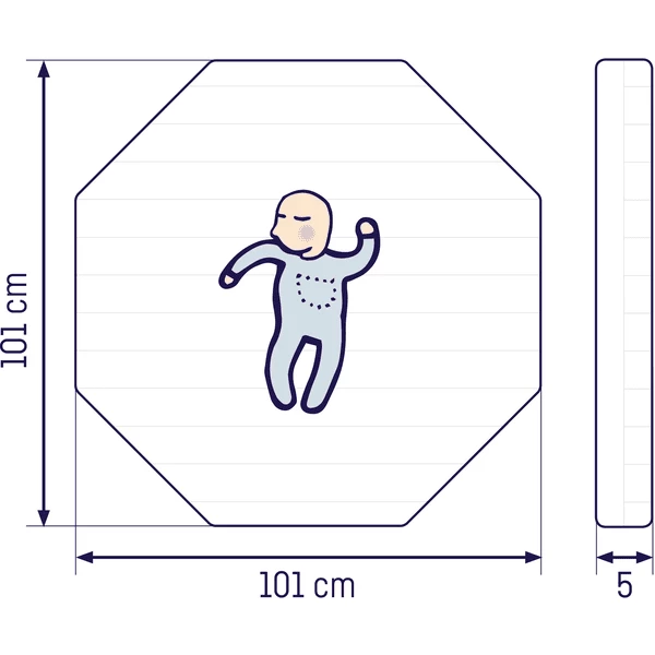 JULIUS ZÖLLNER Materassino Activity Ottagono 101 X 101 Cm 7 JULIUS ZÖLLNER Materassino Activity Ottagono 101 X 101 Cm - immagine 5