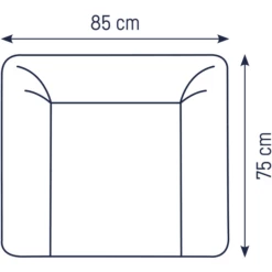 JULIUS ZÖLLNER Materassino Fasciatoio Softy Otti 85 X 75 Cm -Negozio online Pink Or Blue julius zoellner materassino fasciatoio softy otti 85 x 75 cm a302013 3