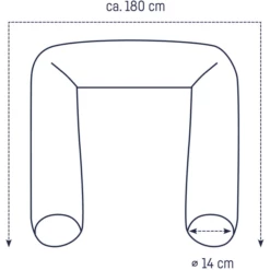 JULIUS ZÖLLNER Nest Cialda Serpente Piqué Arrossire 180 Cm -Negozio online Pink Or Blue julius zoellner nest cialda serpente pique arrossire 180 cm a257580 2