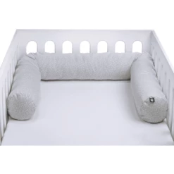 JULIUS ZÖLLNER Paracolpi A Serpente Tiny Squares Grey 180 Cm -Negozio online Pink Or Blue julius zoellner paracolpi a serpente tiny squares grey 180 cm a257862 1