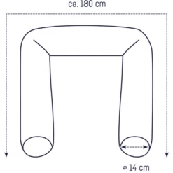 JULIUS ZÖLLNER Paracolpi Salsicciotto Terra Blu -Negozio online Pink Or Blue julius zoellner paracolpi salsicciotto terra blu a301573 3