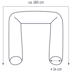 JULIUS ZÖLLNER Paracolpi Salsicciotto Terra Verde -Negozio online Pink Or Blue julius zoellner paracolpi salsicciotto terra verde a301575 3