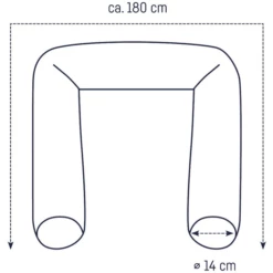 JULIUS ZÖLLNER Salsicciotto Paracolpi Little Otti -Negozio online Pink Or Blue julius zoellner salsicciotto paracolpi little otti a302604 3