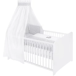 JULIUS ZÖLLNER Set Biancheria Da Lettino 3 Pezzi Pinguino/stelle Grigio -Negozio online Pink Or Blue julius zoellner set biancheria da lettino 3 pezzi pinguino stelle grigio a284688 1