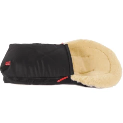 KAISER Coprigambe In Pelliccia D´agnello Emma Nero -Negozio online Pink Or Blue kaiser coprigambe in pelliccia d agnello emma nero a156162 3