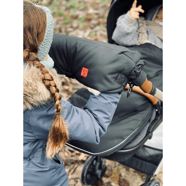 KAISER Scaldamani In Vello D´agnello Big Double Nero 4 KAISER Scaldamani In Vello D´agnello Big Double Nero - immagine 2